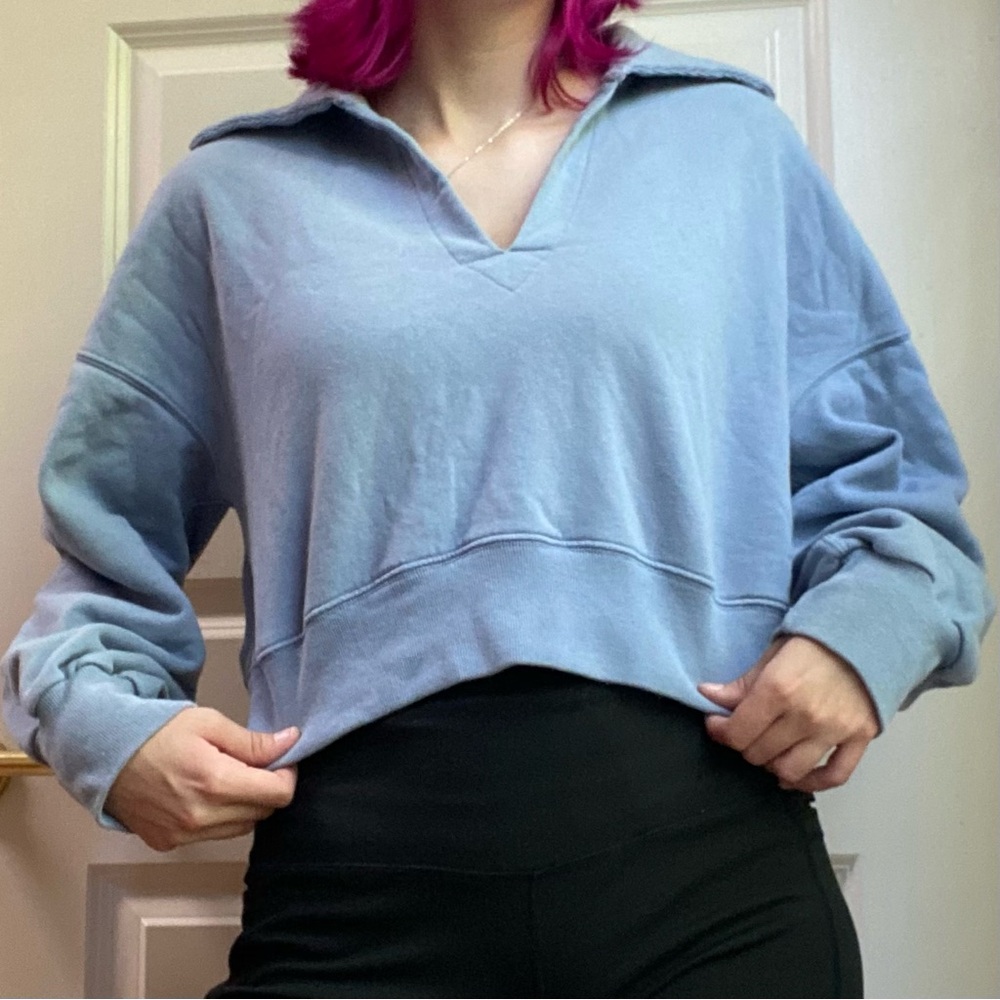 Abercrombie & Fitch Light Blue Pullover